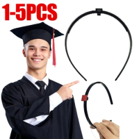 5-1pcs Graduation Cap Insert Grad Cap Stabilizer Invisible Graduation Cap Insert Headband Non-Slip Secures Your Graduation Cap