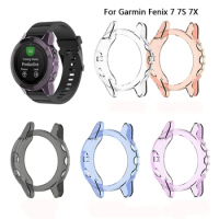 New Case For Garmin Fenix 7X 7S 7 Smart Watch Soft TPU Silicone Bumper Frame Shell Cover For Garmin Fenix7
