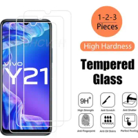 For Vivo Y21 Y21s 6.51" HD Tempered Glass Protective On For Vivo Y21 Y21S V2110 V2111 Phone Screen Protector Film Cover