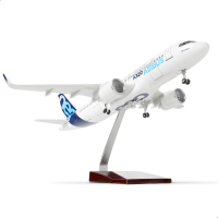Pesawat Model Prototaip A320 neo, Skala 1 / 100, Kit Pesawat Model Airbus A320 Diecast, dengan Diria
