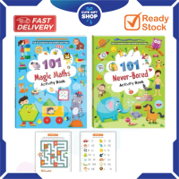 101 Never-Bored Activity Game|Magic Maths Activity Book|Full Of Awesome Fun Activity Book/ Buku Mate