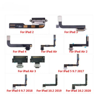 USB Charger Connector Port Plug for IPad 4 Air 2 3 5 6 9.7 10.2 2017 2018 2019 2020 Power Charging Dock Port Flex Cable Parts
