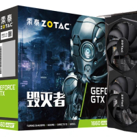 New ZOTAC GeForce GTX 1660 SUPER Doombringer Graphic Cards GPU Map For NVIDIA GTX1660S 6GB 12nm 1660 GTX 1660S Video Card GAMING