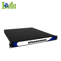 Yun Yi Iwill 1U Mini Server Industrial Mini Pc Core I3 I5 I7 Firewall Server With 8*lan Port VPN