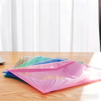 (20PCS) Mesh Zipper File Zipper Bag Zip Bag Waterproof Transparent Portable Bag ๆ้พ่ข