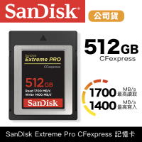 【eYe攝影】現貨 SanDisk Extreme PRO CFexpress® Type B 512GB 高速記憶卡 公司貨