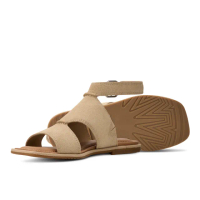 【UGG】女鞋/涼鞋/真皮涼鞋/平底/Delray(卡其色-UG1167453MDSD)