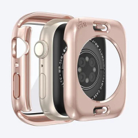 Waterproof Cover for Apple Watch Ultra Case 49mm 45mm 41mm 40mm 44mm 360 Protective Glass Iwatch 8 7 6 SE 5 4 Hard PC Bumper