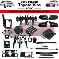 Vios Gen4 AC100 2023-2026 Carbon Trim Interior&Exterior Protector Cover For Vios Automotive Kereta