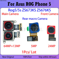 ZS673KS ZS676KS Front Facing Camera For ASUS ROG Phone 5 ROG5 I005DA Back Big Rear macro Camera Flex Cable Repair Part