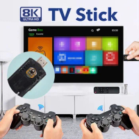 X8 TV STICK Dual System Switch Tv Console/Game Wifi 4G 8K Hd Home Nostalgic Magic Box HDMI 10000/3500 Juegos Family Mode