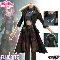 Identity V Lily Barriere Cosplay Cheerleader Costume Game IDV Fluorite Cosplay Costume and Fluorite Cosplay Wig