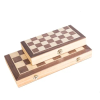 Chess Set Chess Pieces Are Magnetic Wooden Checker Board Solid Wood Pieces Folding Chess Board High-end Puzzle Chess Game