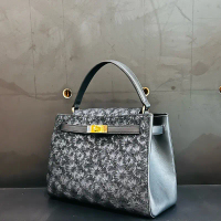 Elizabeth flower tas kulit sapi asli
