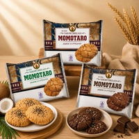 MOMOTARO KUKIS | AOKA SHORTBREAD | 3 RASA | ISI 60 PCS KELAPA