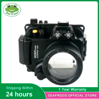 For Sony NEX 5R 5T 16-50mm Lens Camera Waterproof Housing Photography Case Underwater Camera Cover + Scuba Diving Glasses Meikon
