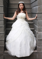 GAUN PENGANTIN WEDDING DRESS KOREA MEWAH