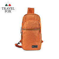 TRAVEL FOX 旅狐包-  隨性本色 單肩雙肩二用輕巧後背包- 亮點桔