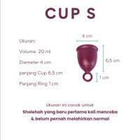 Sale AISHA V CUP | MENSTRUAL CUP BY AISHA V CARE - S, 1 pcsSale
