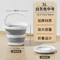 可摺疊手提塑膠水桶 大細號家用宿舍車載兩用儲水桶 戶外釣魚露營便攜行動水桶 加厚耐用防漏水摺埋慳位 手提設計拎取輕鬆唔跣手 大廈唐樓細屋企、大專中學內宿、私家車車主、釣發燒友百搭實用盛水膠桶