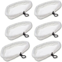 6PCS Steam Mop Pads Replacement Pads Accessories For Steamboy X5 H2O H20 S302 S001 SKG 1500W Steam Mop