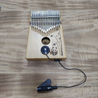 木吉他拾音器尤克里里拇指琴擴音器共振音響貼片連接器打板免開孔
