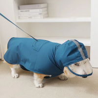 {DLGIFJIE} Pet Clothes Waterproof Dog Raincoat Reflective Towable Dog Rain Cloak Adjustable Pet Wate