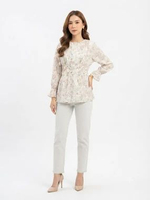 Eprise Top Lengan Panjang Cream FP712C | Blouse Wanita L