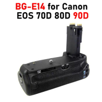 90D Battery Grip BG-E14 Battery Grip for Canon EOS 70D 80D 90D Grip