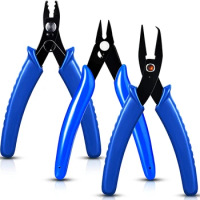 3 Pieces Split Ring Pliers, Bead Crimping Pliers, Jewelry Wire Cutter Jewelry Pliers Tool Jewelry Making Pliers Tool Set