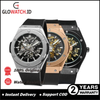 [Promo] Jam Tangan Pria Forsining FS 8107 / FS8107 Automatic Rubber Strap Original Garansi Resmi 2 T