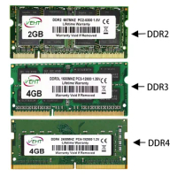 DDR2 DDR3L DDR4 8GB 4GB 16GB 1600 2400 2666 2133 3200 DDR3L 204Pin SODIMM Notebook Memory RAM DDR2 DDR3 RAM 260PIN ram ddr4 8GB