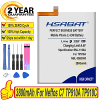 HSABAT 3800mAh NBL-35B3000 battery For TP-link Neffos C7 TP910A TP910C Mobile Phone Li-ion Batterie In stock