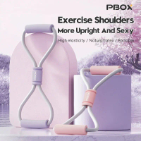 8-line Stretch Shoulder And Back Fitness Elastic Band For Women Yoga Pilates Equipment Outdoor Yoga