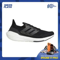 ADIDAS Ultraboost 21 Core Black Sepatu Lari Wanita - FY0378 40