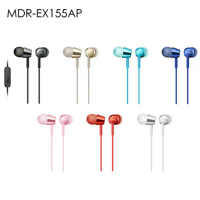【SONY】 MDR-EX155AP 入耳式耳機 支援全系列智慧手機#深藍色-深藍色