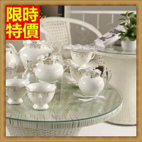 下午茶茶具含茶壺咖啡杯組合-6人簡約創意歐式骨瓷茶具69g49【獨家進口】【米蘭精品】