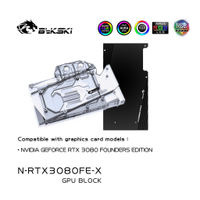 Bykski N-RTX3080FE-X nVIDIA RTX3080 創始版 GPU 卡 / 銅塊適合 3080 FE