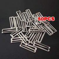 50PCS Ring Kait Bra Adjustable Pengait Bikini & Sambungan Tali BH Premium Anti Karat Tahan Lama