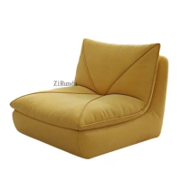 Single layer living room sofa bed, segmented folding office lounge chair sofa