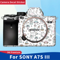 For SONY A7S3 A7S III Anti-Scratch Camera Sticker Protective Film Body Protector Skin A7S Mark 3
