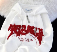 Sweater Hoodie Zipper - Harajuku Y2K Premium Unisex Anak Dan Dewasa Streetwear Oversize Tebal & Nyam