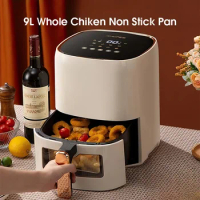 Air fryer 7/9L visual household intelligent multi-functional large capacity fully automatic electric oven integrated air fryers