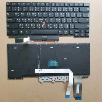 New TI Thai Keyboard For Lenovo IBM Thinkpad E14 G1 G2 With Point No Backlit Black