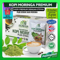 MR MORINGA Kopi Moringa + Stevia (20 Sachet / Kotak) | PAYANG MALL