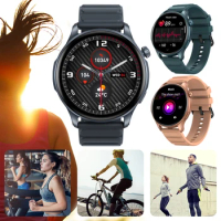 Smartwatch AMOLED Display Health Monitor Hi-Fi BT Phone Calls Health and Fitness Tracker 1.43-Inch Screen for Android IOS