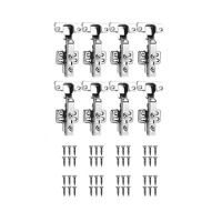 8-Pack Cabinet Soft Close Hinges Angle 110° With Hydraulic Spring, Cup Hinge, Removable