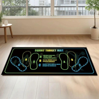 【Xrystal】    1pcs Diatom Mud Squat Floor Mat Squat Beginners Squat Assist Practice Floor Mat Dirty a