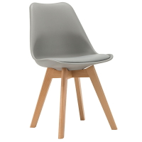 北歐家用塑料布藝餐椅 靠背簡約實木網紅椅 洽談書桌凳