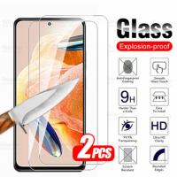 2Pcs Full Cover Tempered Glass For Xiaomi Redmi Note 12 Pro 4G Screen Protector Readmi Radmi Note12 S 12Pro 12S Protective Film
